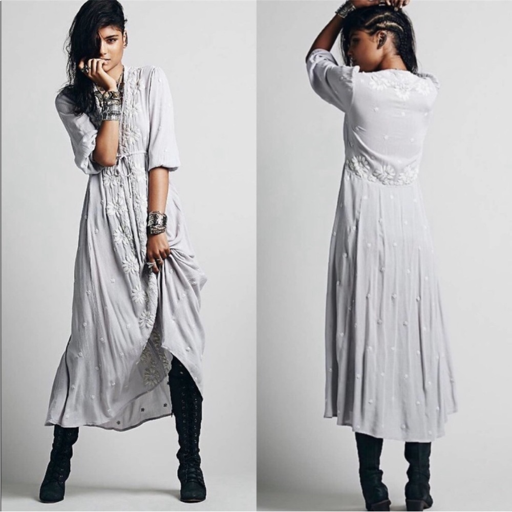 Free People Fable Midi Dress XS